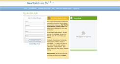 Desktop Screenshot of newyorkbrass.com