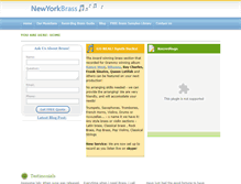 Tablet Screenshot of newyorkbrass.com